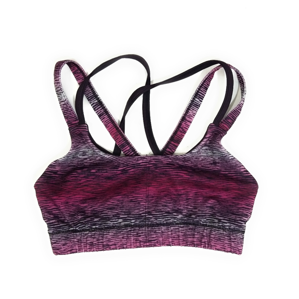 CHAMPION Magenta Heathered Sports Bra Size XS